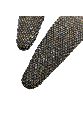 2Pcs Rhinestone Hair Clips,Snap Hair Accessories,Decorative Hair Clips,Rhinestone Barrettes For Women Girls