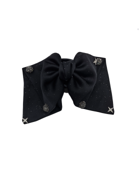 Velvet Bow Hair Claw Clips For Women Nonslip Ponytail Holder Hair Claw Clips Catch Clamps Hair Accessories