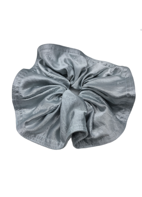 Jacquard Scrunchies For Women Large Elastic Hair Ties Ropes Elegant Satin Hair Ties Ponytail Holder