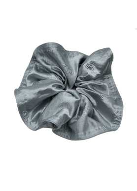 Jacquard Scrunchies For Women Large Elastic Hair Ties Ropes Elegant Satin Hair Ties Ponytail Holder