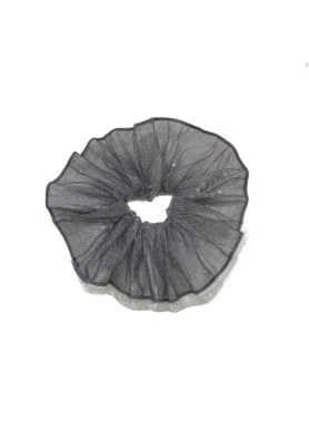 Organza Lace Trim Scrunchies For Women Large Elastic Hair Ties Ropes Pearl Hair Ties Ponytail Holder