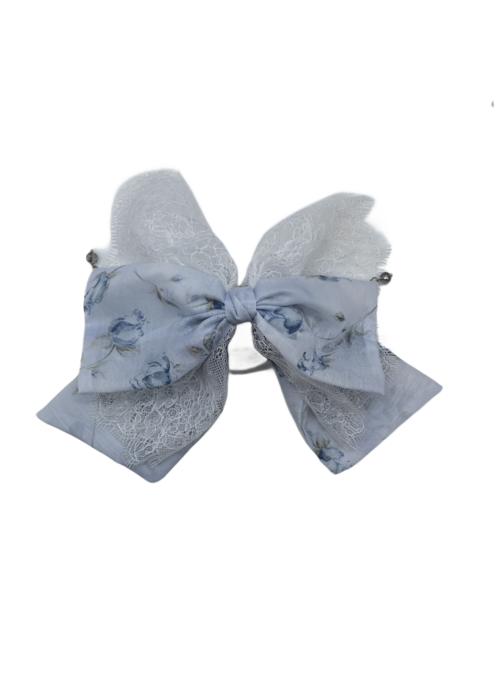 Lace Bow Hair Claw Clips For Women Nonslip Ponytail Holder Hair Claw Clips Catch Clamps Hair Accessories